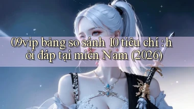 09vip bảng so sánh 10 tiêu chí hỏi đáp tại miền Nam (2026)