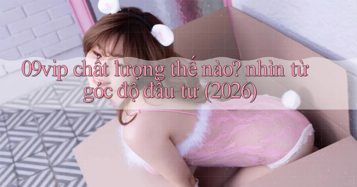 09vip chất lượng thế nào nhìn từ góc độ đầu tư (2026)