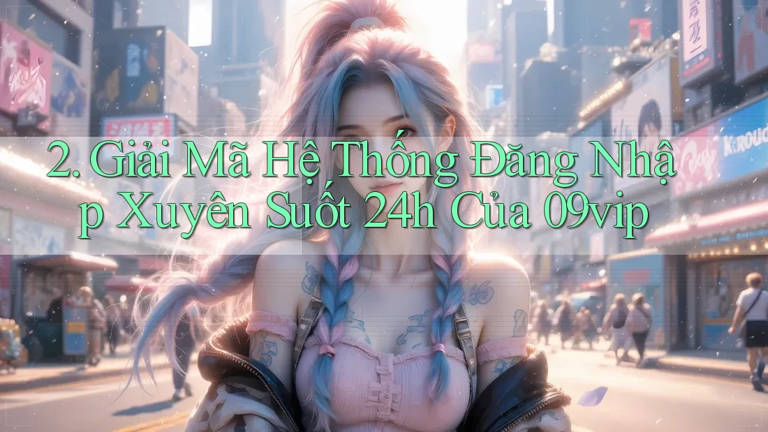 2. Giải Mã Hệ Thống Đăng Nhập Xuyên Suốt 24h Của 09vip
