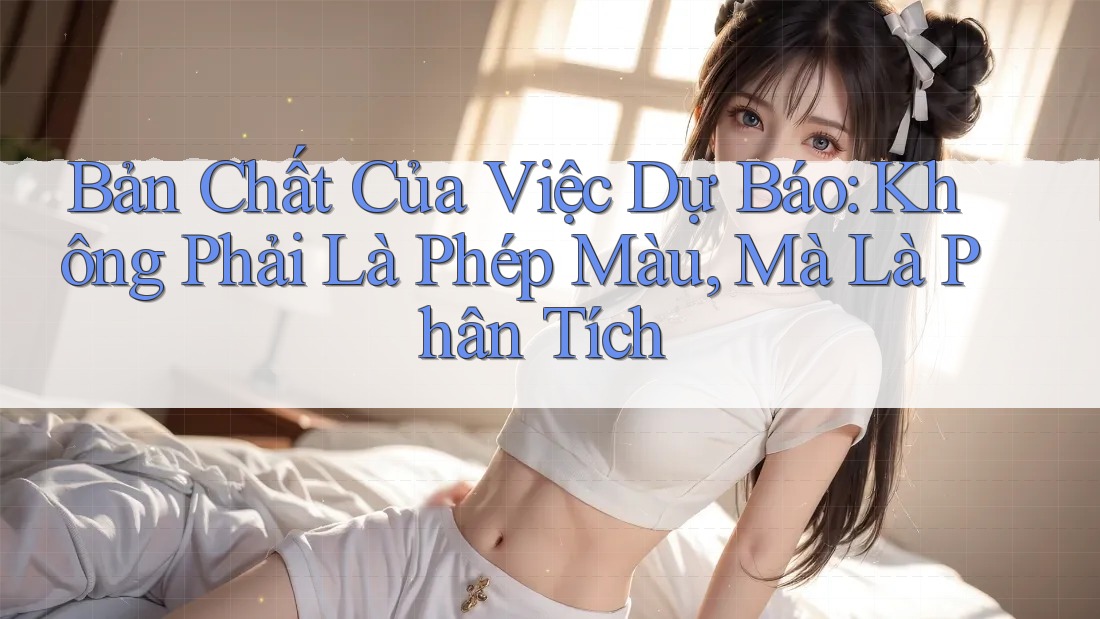 Bản Chất Của Việc Dự Báo: Không Phải Là Phép Màu, Mà Là Phân Tích