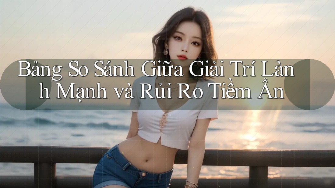 Bảng So Sánh Giữa Giải Trí Lành Mạnh và Rủi Ro Tiềm Ẩn Bảng So Sánh Giữa Giải Trí Lành Mạnh và Rủi Ro Tiềm Ẩn
