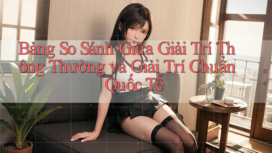 Bảng So Sánh Giữa Giải Trí Thông Thường và Giải Trí Chuẩn Quốc Tế Bảng So Sánh Giữa Giải Trí Thông Thường và Giải Trí Chuẩn Quốc Tế