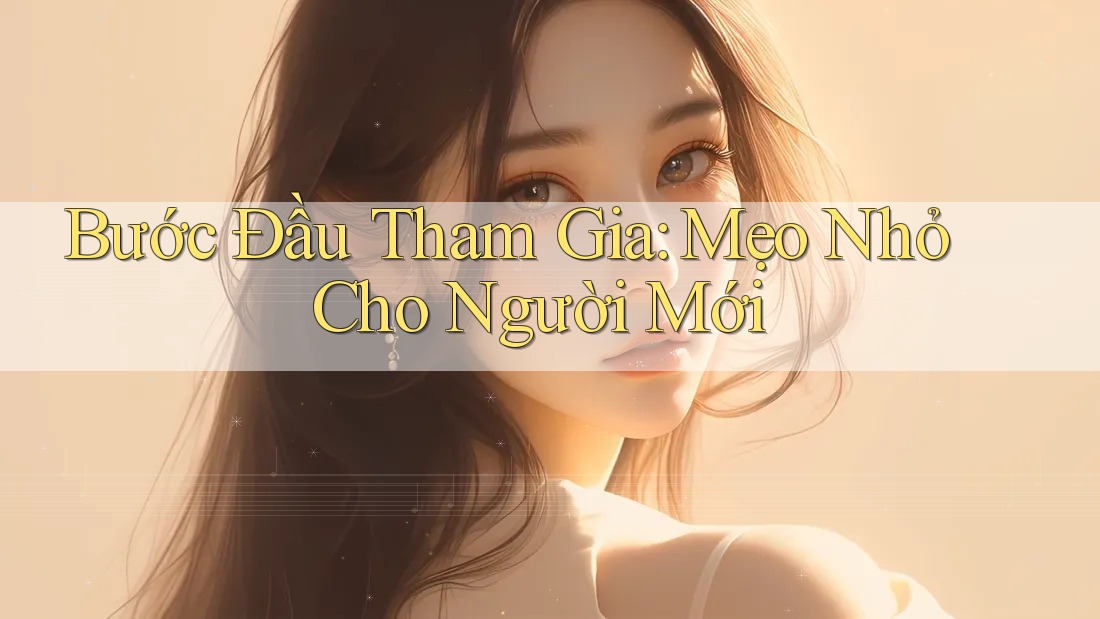 Bước Đầu Tham Gia: Mẹo Nhỏ Cho Người Mới Bước Đầu Tham Gia: Mẹo Nhỏ Cho Người Mới