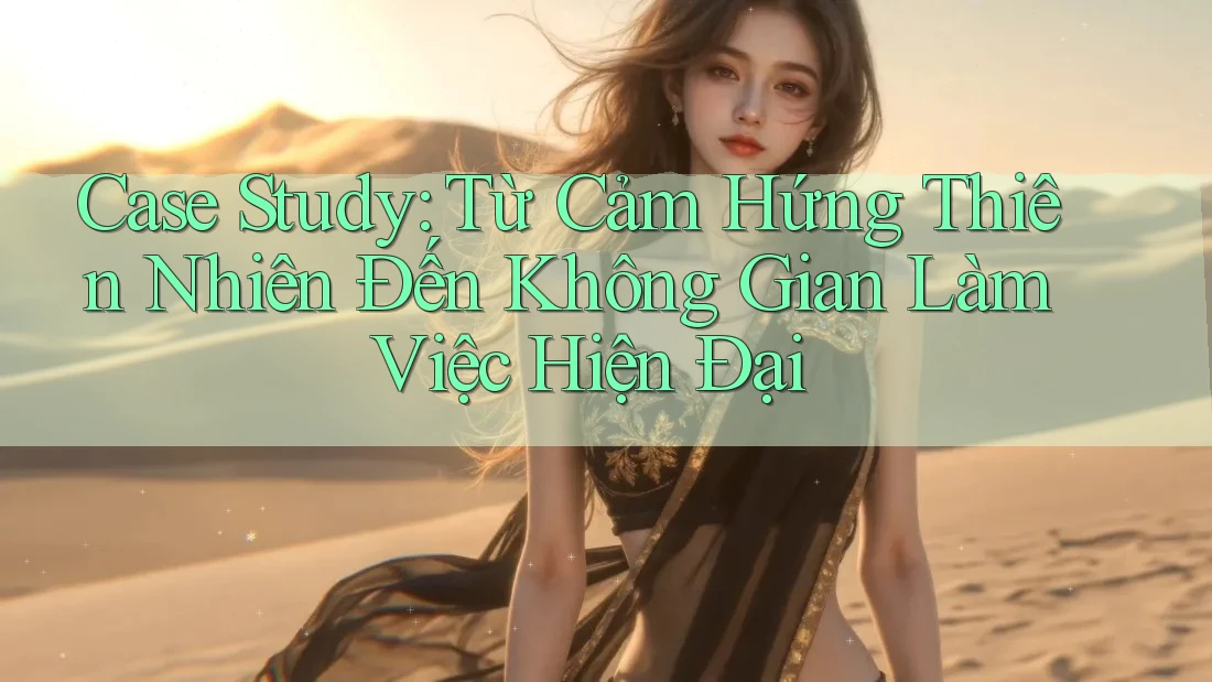 Case Study: Từ Cảm Hứng Thiên Nhiên Đến Không Gian Làm Việc Hiện Đại Case Study: Từ Cảm Hứng Thiên Nhiên Đến Không Gian Làm Việc Hiện Đại