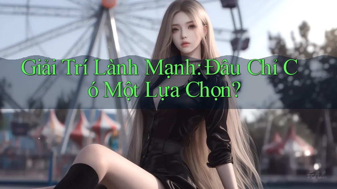 Giải Trí Lành Mạnh: Đâu Chỉ Có Một Lựa Chọn? Giải Trí Lành Mạnh: Đâu Chỉ Có Một Lựa Chọn?