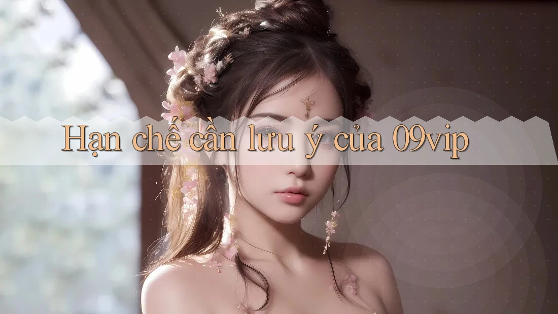 Hạn chế cần lưu ý của 09vip Hạn chế cần lưu ý của 09vip