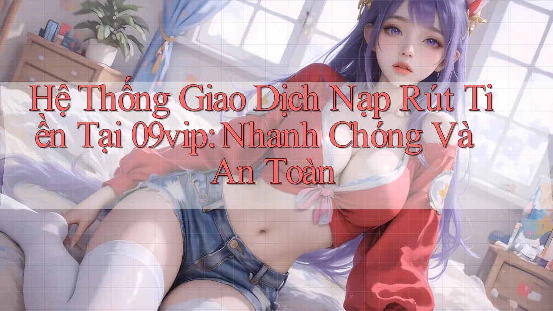 Hệ Thống Giao Dịch Nạp Rút Tiền Tại 09vip: Nhanh Chóng Và An Toàn Hệ Thống Giao Dịch Nạp Rút Tiền Tại 09vip: Nhanh Chóng Và An Toàn