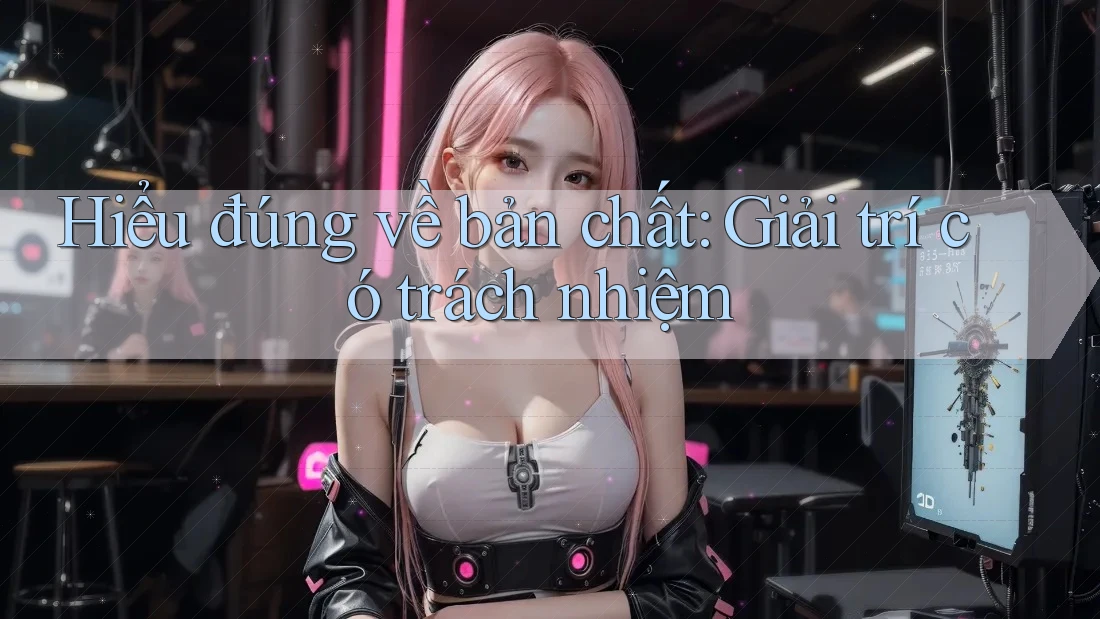 Hiểu đúng về bản chất: Giải trí có trách nhiệm