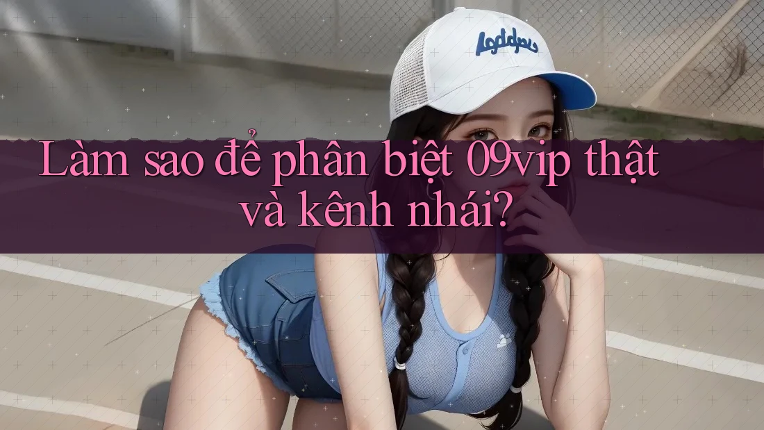 Làm sao để phân biệt 09vip thật và kênh nhái?
