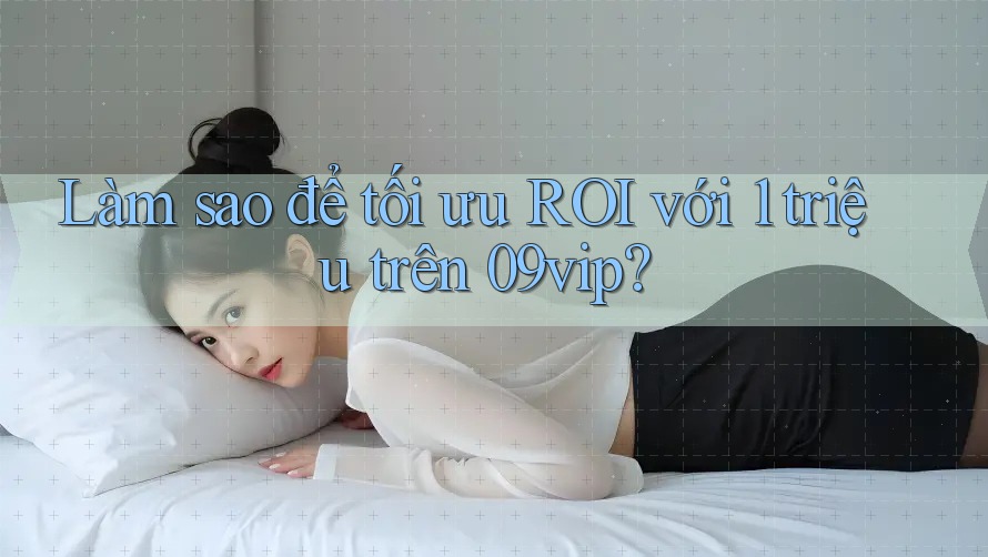Làm sao để tối ưu ROI với 1 triệu trên 09vip?