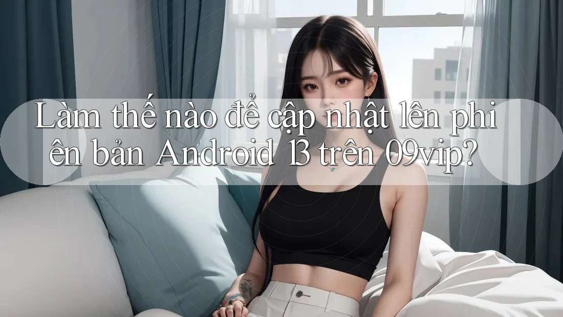 Làm thế nào để cập nhật lên phiên bản Android 13 trên 09vip?