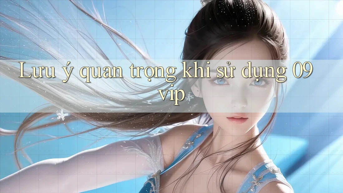 Lưu ý quan trọng khi sử dụng 09vip Lưu ý quan trọng khi sử dụng 09vip