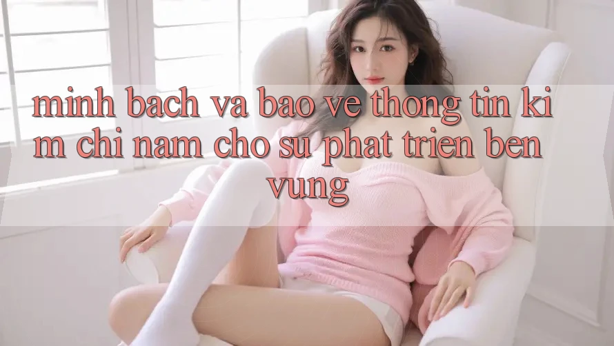 Minh bạch Và Bảo vệ thông tin - Kim Chỉ Nam Cho Sự Phát Triển Bền Vững