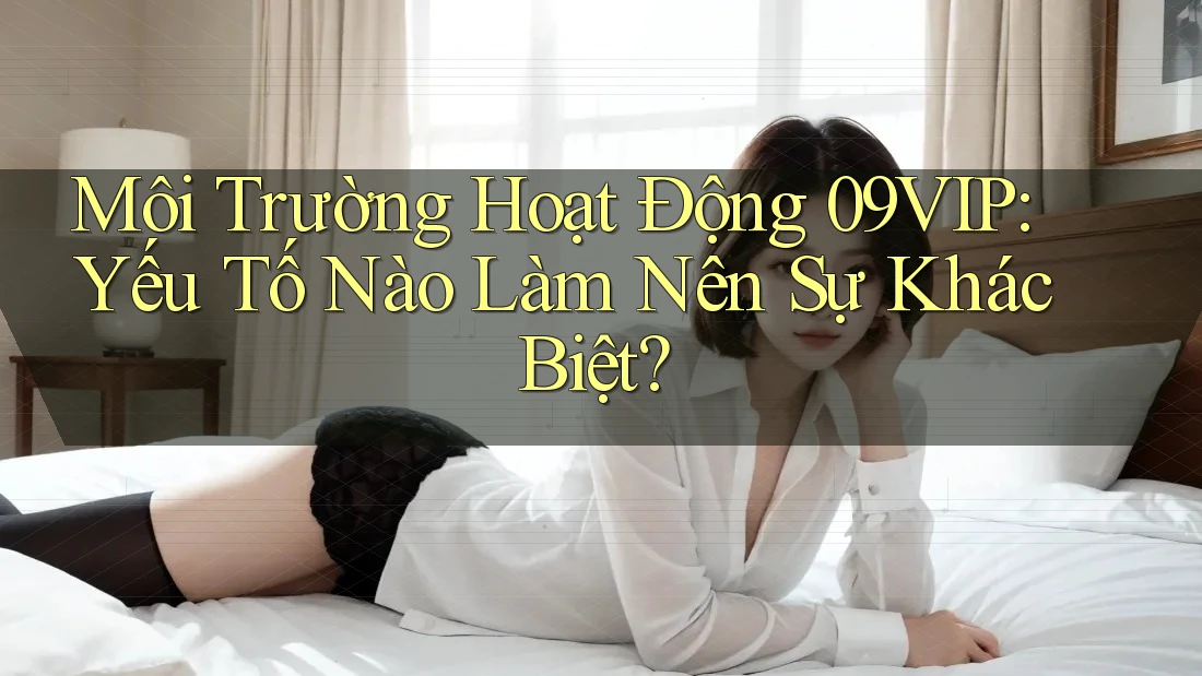 Môi Trường Hoạt Động 09VIP: Yếu Tố Nào Làm Nên Sự Khác Biệt? Môi Trường Hoạt Động 09VIP: Yếu Tố Nào Làm Nên Sự Khác Biệt?