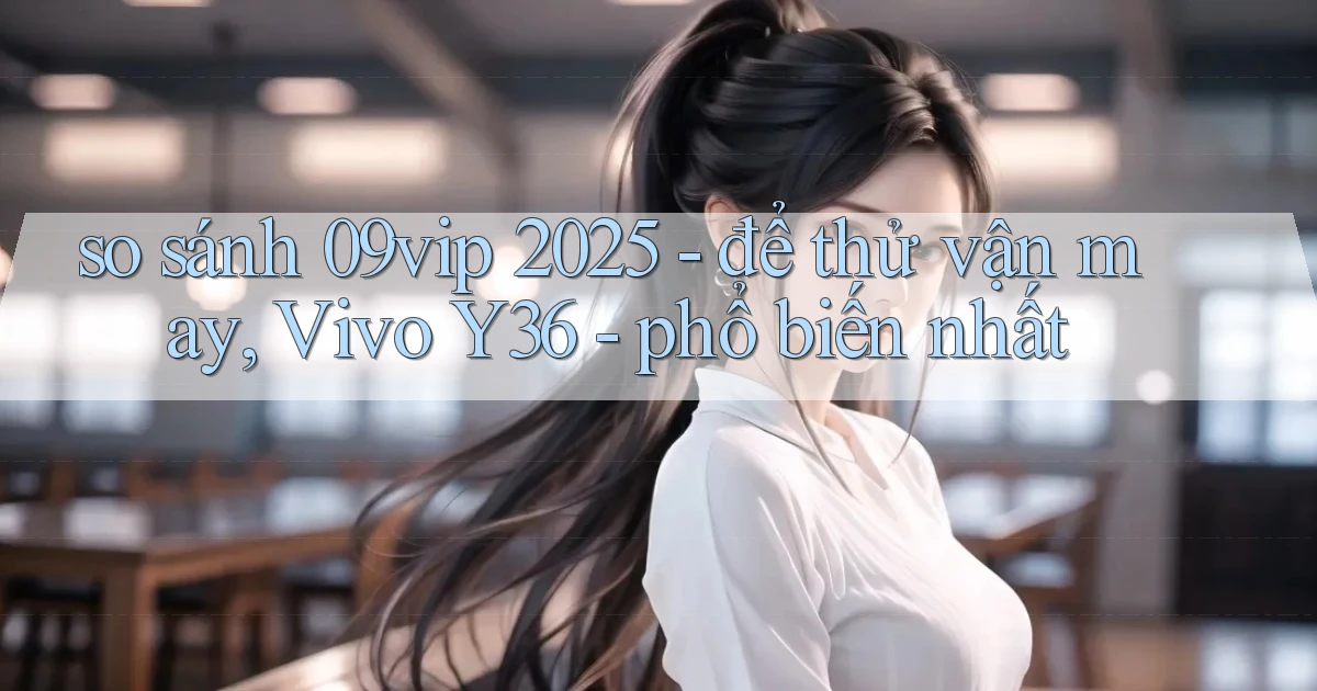 so sánh 09vip 2025   để thử vận may, Vivo Y36   phổ biến nhất