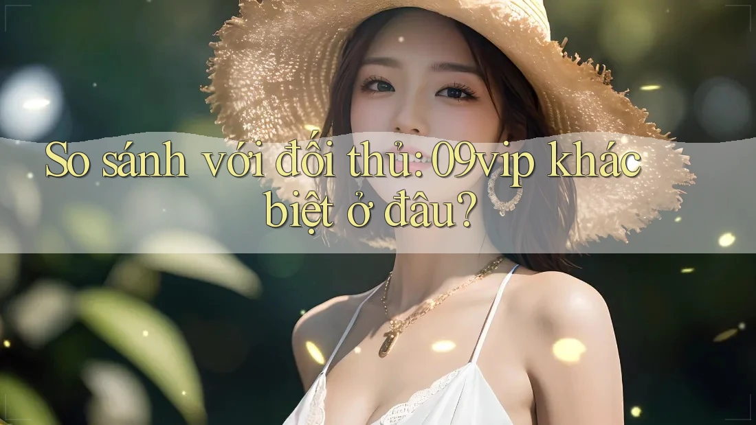 So sánh với đối thủ: 09vip khác biệt ở đâu? So sánh với đối thủ: 09vip khác biệt ở đâu?