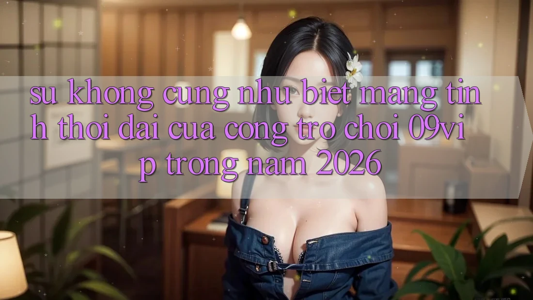 Sự Không cũng như Biệt Mang Tính Thời Đại Của Cổng Trò chơi 09vip Trong Năm 2026 Sự Không cũng như Biệt Mang Tính Thời Đại Của Cổng Trò chơi 09vip Trong Năm 2026