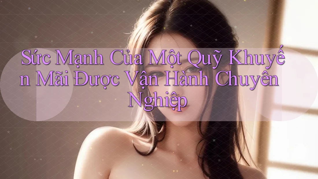Sức Mạnh Của Một Quỹ Khuyến Mãi Được Vận Hành Chuyên Nghiệp Sức Mạnh Của Một Quỹ Khuyến Mãi Được Vận Hành Chuyên Nghiệp