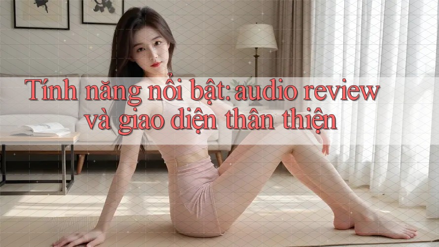 Tính năng nổi bật: audio review và giao diện thân thiện Tính năng nổi bật: audio review và giao diện thân thiện