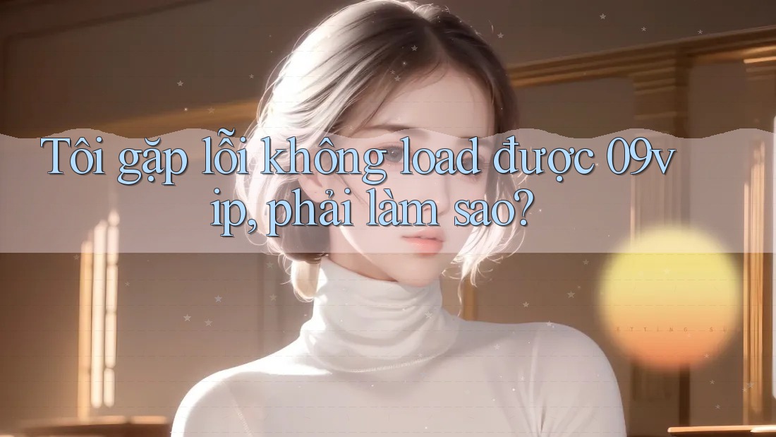 Tôi gặp lỗi không load được 09vip, phải làm sao? Tôi gặp lỗi không load được 09vip, phải làm sao?