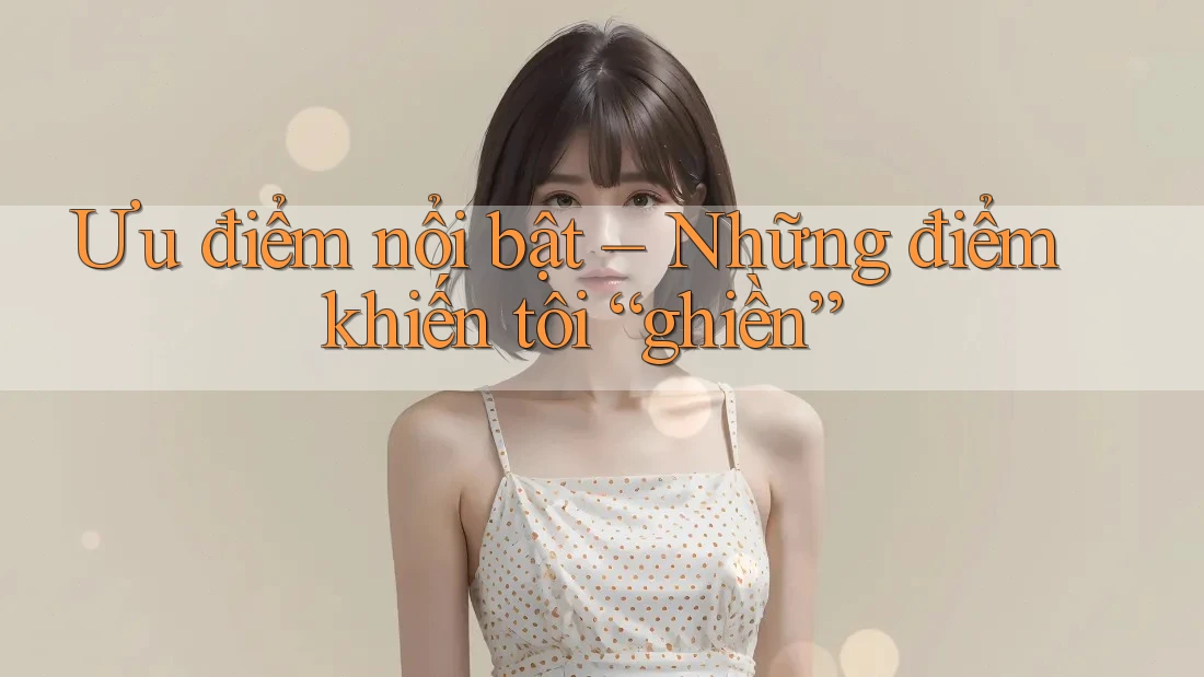 Ưu điểm nổi bật – Những điểm khiến tôi “ghiền” Ưu điểm nổi bật – Những điểm khiến tôi “ghiền”